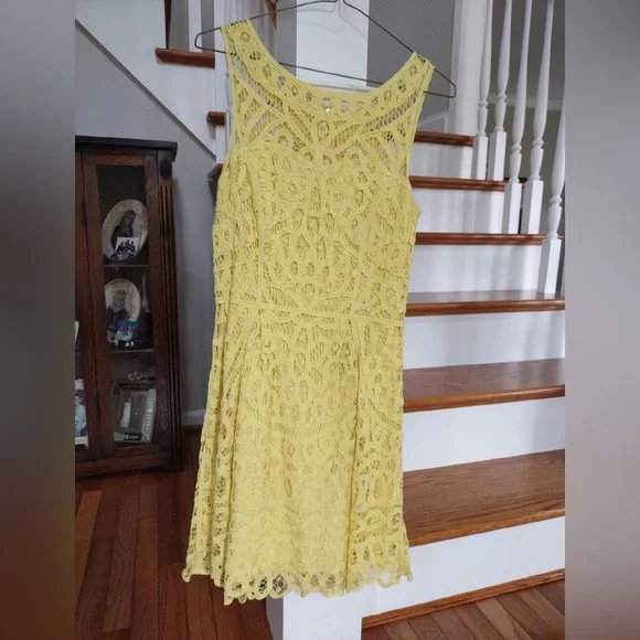 lilly pulitzer yellow lace dress Lilly Pulitzer Dresses | Lilly Pulitzer Aisha Eyelet Romper Nwt | Color: Yellow | Size: 14